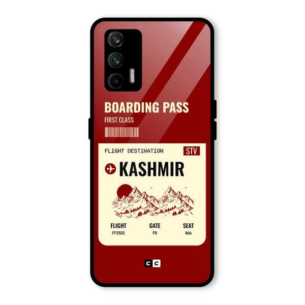 Kashmir Boarding Pass Glass Back Case for Realme GT 5G