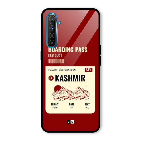 Kashmir Boarding Pass Glass Back Case for Realme X2