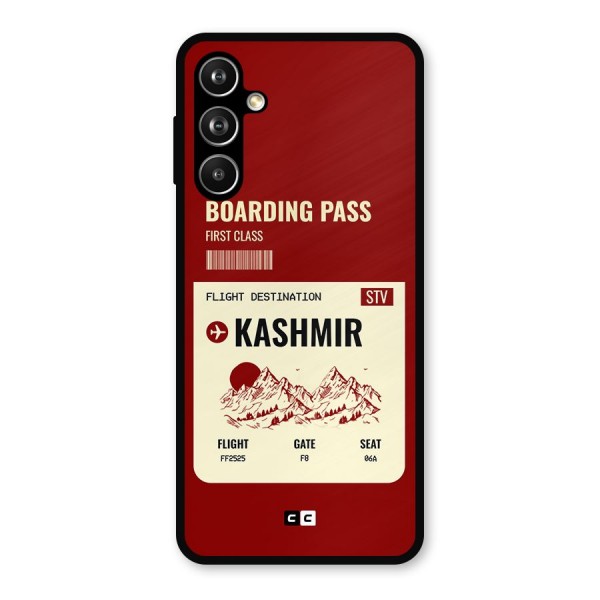 Kashmir Boarding Pass Metal Back Case for Galaxy F54