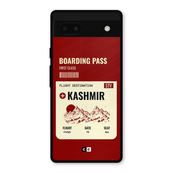 Kashmir Boarding Pass Metal Back Case for Google Pixel 6a