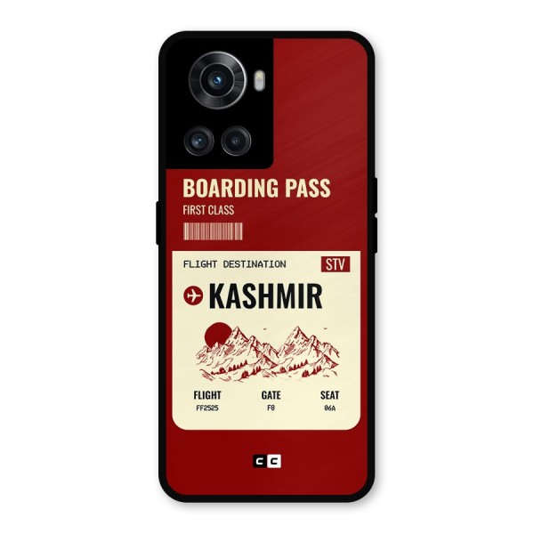 Kashmir Boarding Pass Metal Back Case for OnePlus 10R