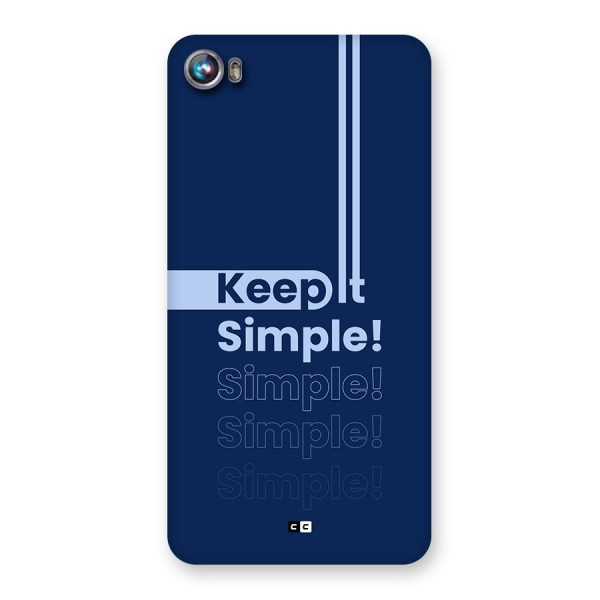 Keep It Simple Back Case for Canvas Fire 4 (A107)