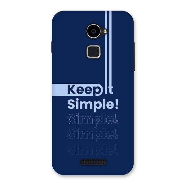 Keep It Simple Back Case for Coolpad Note 3 Lite