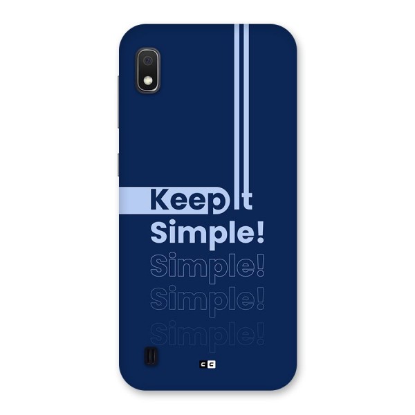 Keep It Simple Back Case for Galaxy A10