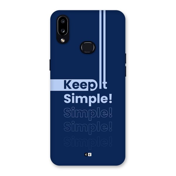 Keep It Simple Back Case for Galaxy A10s