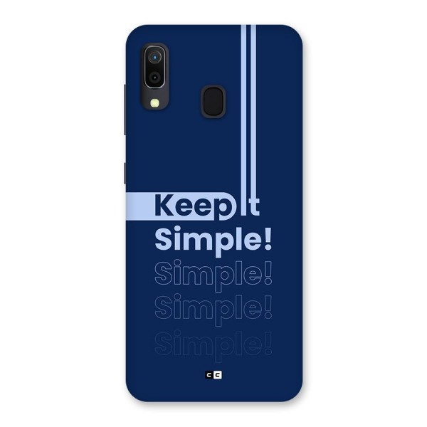 Keep It Simple Back Case for Galaxy A20