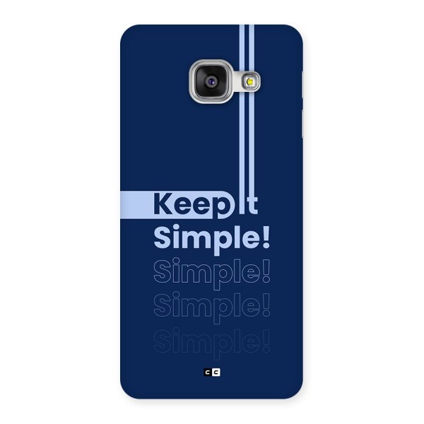 Keep It Simple Back Case for Galaxy A3 (2016)