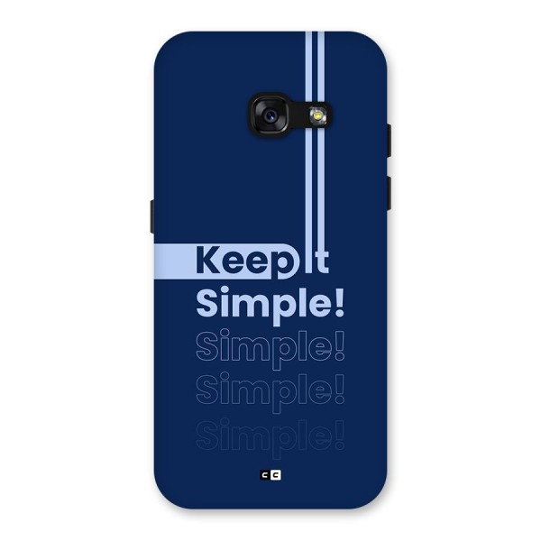 Keep It Simple Back Case for Galaxy A3 (2017)