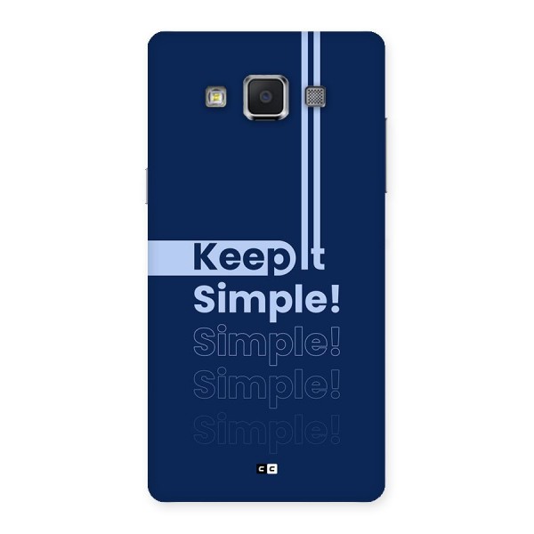 Keep It Simple Back Case for Galaxy A5