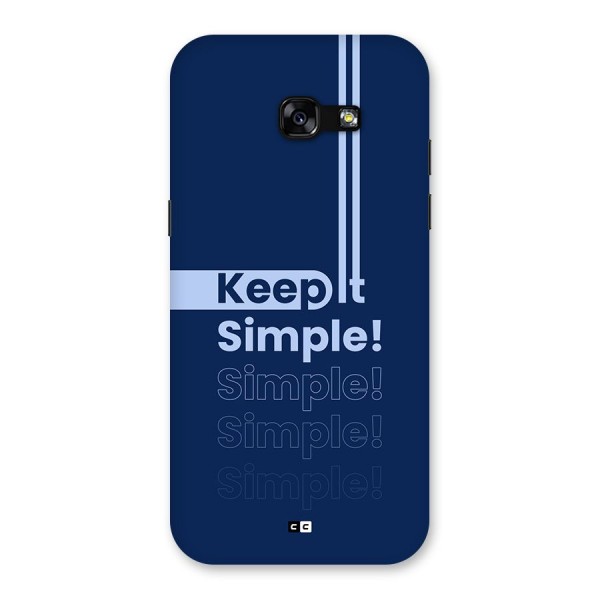 Keep It Simple Back Case for Galaxy A5 2017