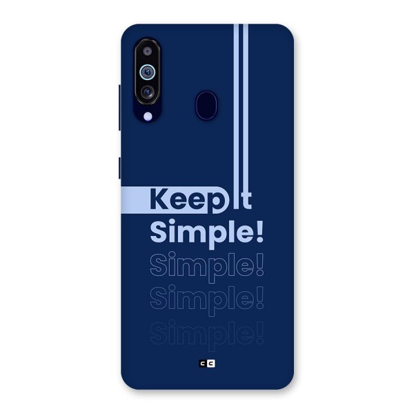 Keep It Simple Back Case for Galaxy A60