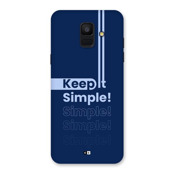 Keep It Simple Back Case for Galaxy A6 (2018)