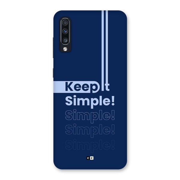 Keep It Simple Back Case for Galaxy A70