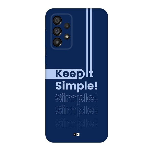 Keep It Simple Back Case for Galaxy A73 5G