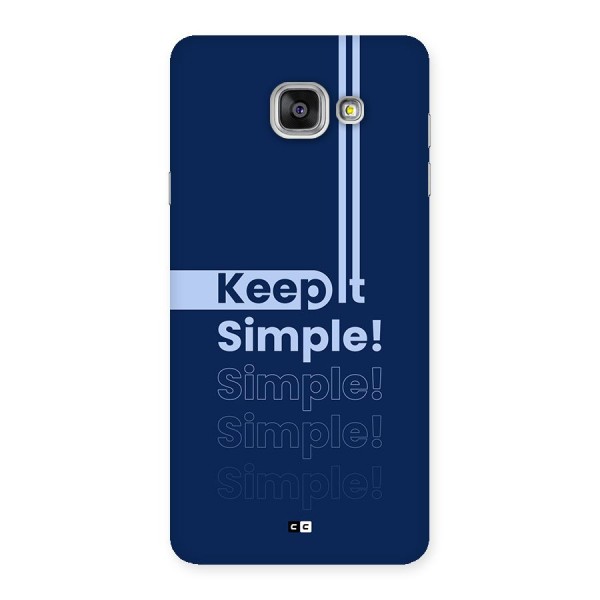 Keep It Simple Back Case for Galaxy A7 (2016)