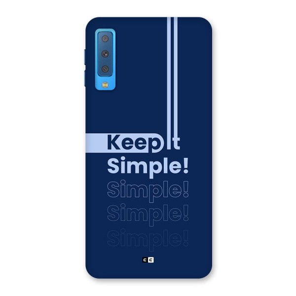 Keep It Simple Back Case for Galaxy A7 (2018)