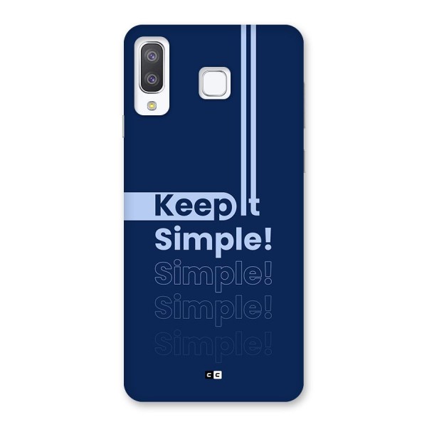 Keep It Simple Back Case for Galaxy A8 Star