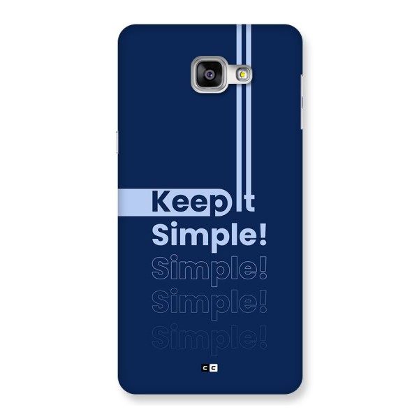 Keep It Simple Back Case for Galaxy A9