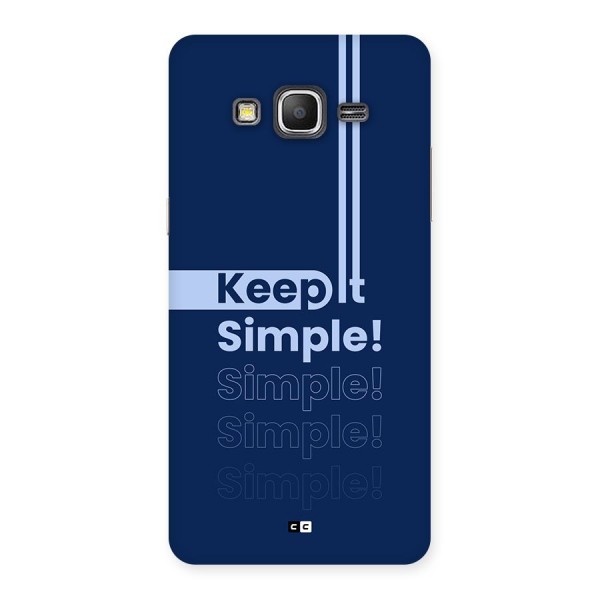 Keep It Simple Back Case for Galaxy Grand Prime