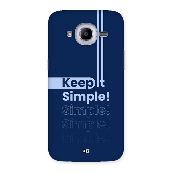 Keep It Simple Back Case for Galaxy J2 2016