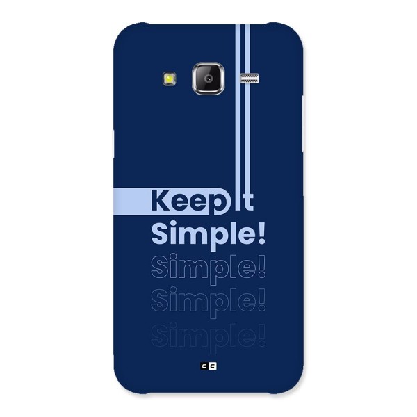 Keep It Simple Back Case for Galaxy J5