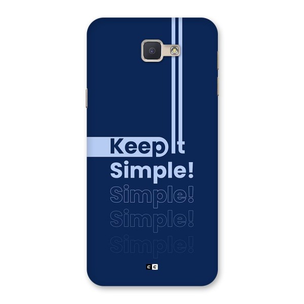 Keep It Simple Back Case for Galaxy J5 Prime