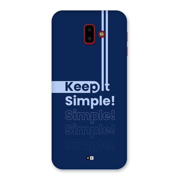 Keep It Simple Back Case for Galaxy J6 Plus