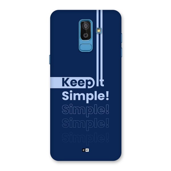 Keep It Simple Back Case for Galaxy J8