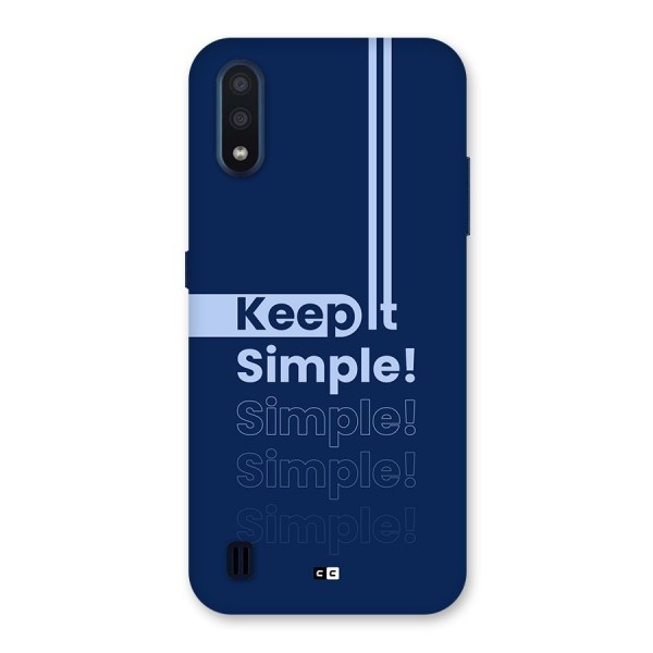 Keep It Simple Back Case for Galaxy M01