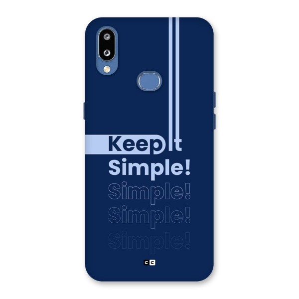 Keep It Simple Back Case for Galaxy M01s