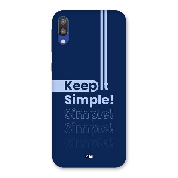 Keep It Simple Back Case for Galaxy M10