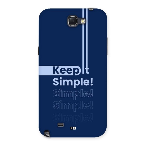 Keep It Simple Back Case for Galaxy Note 2