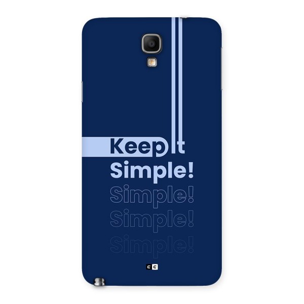 Keep It Simple Back Case for Galaxy Note 3 Neo