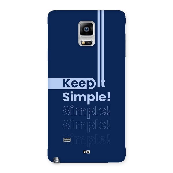 Keep It Simple Back Case for Galaxy Note 4