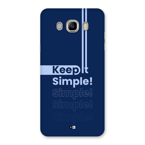 Keep It Simple Back Case for Galaxy On8