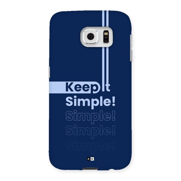 Keep It Simple Back Case for Galaxy S6