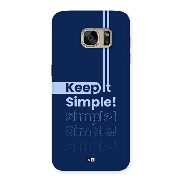 Keep It Simple Back Case for Galaxy S7