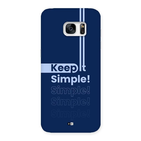 Keep It Simple Back Case for Galaxy S7 Edge