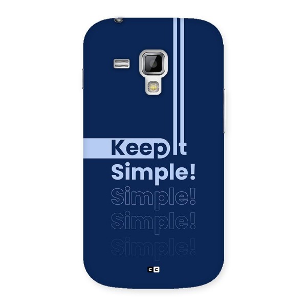 Keep It Simple Back Case for Galaxy S Duos