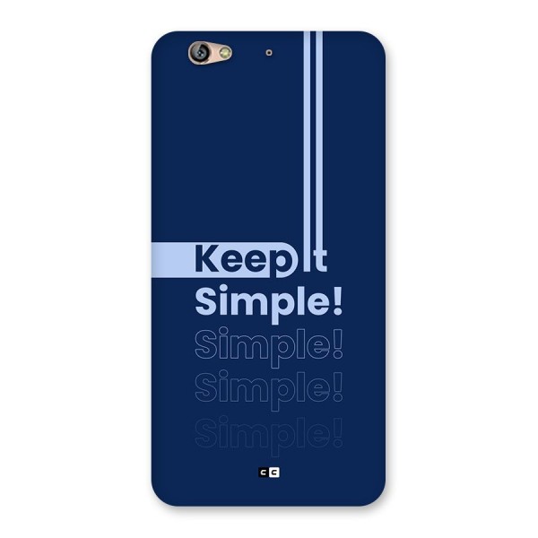 Keep It Simple Back Case for Gionee S6