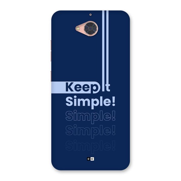 Keep It Simple Back Case for Gionee S6 Pro