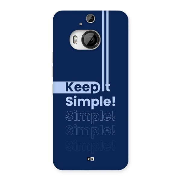 Keep It Simple Back Case for HTC One M9 Plus