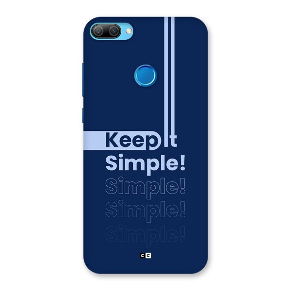 Keep It Simple Back Case for Honor 9N