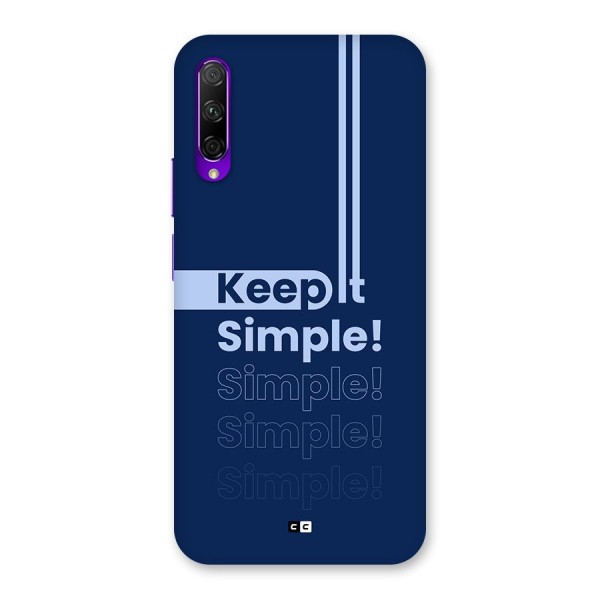 Keep It Simple Back Case for Honor 9X Pro