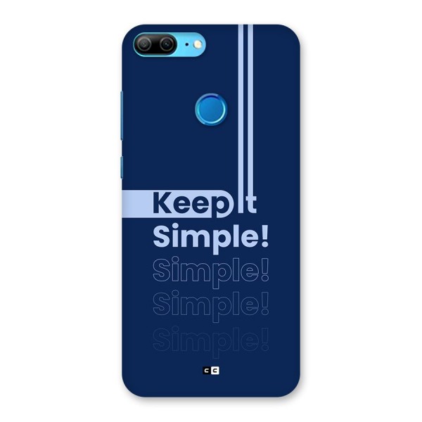 Keep It Simple Back Case for Honor 9 Lite