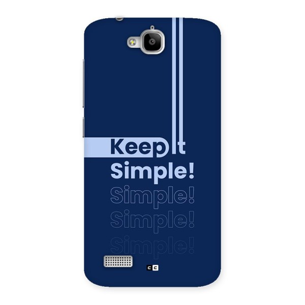 Keep It Simple Back Case for Honor Holly