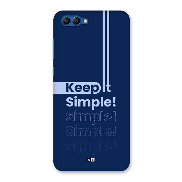 Keep It Simple Back Case for Honor View 10