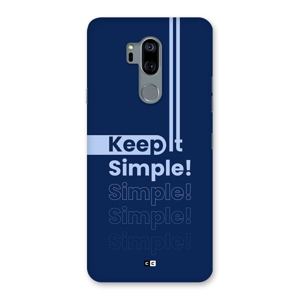 Keep It Simple Back Case for LG G7