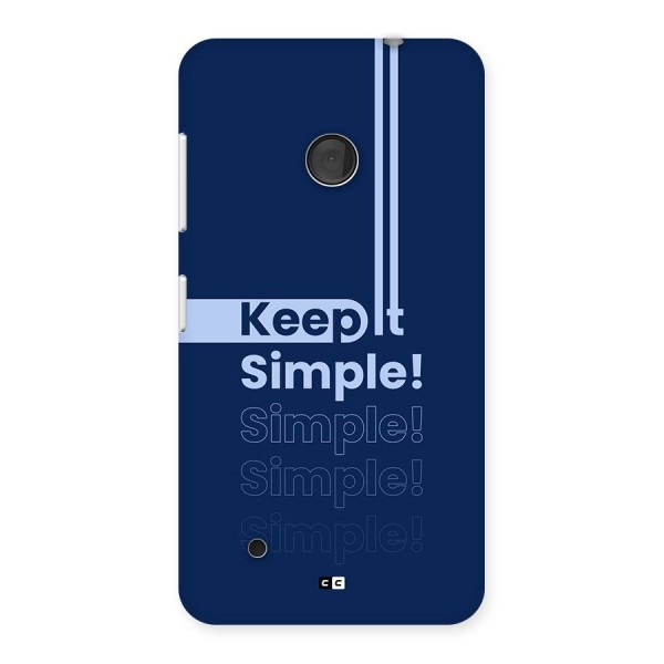 Keep It Simple Back Case for Lumia 530