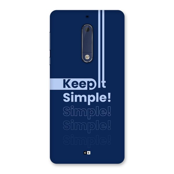 Keep It Simple Back Case for Nokia 5